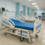 ICCU Full Fowler Hospital Bed Butterfly Panel, 5-Function Electric - Image 2