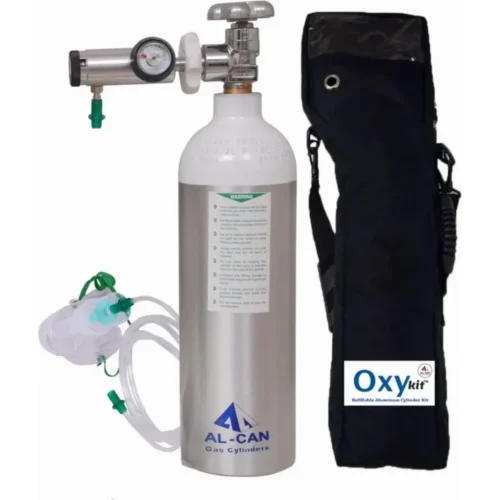 3.1 L Aluminium Oxygen Cylinder with Carry Bag - Image 2