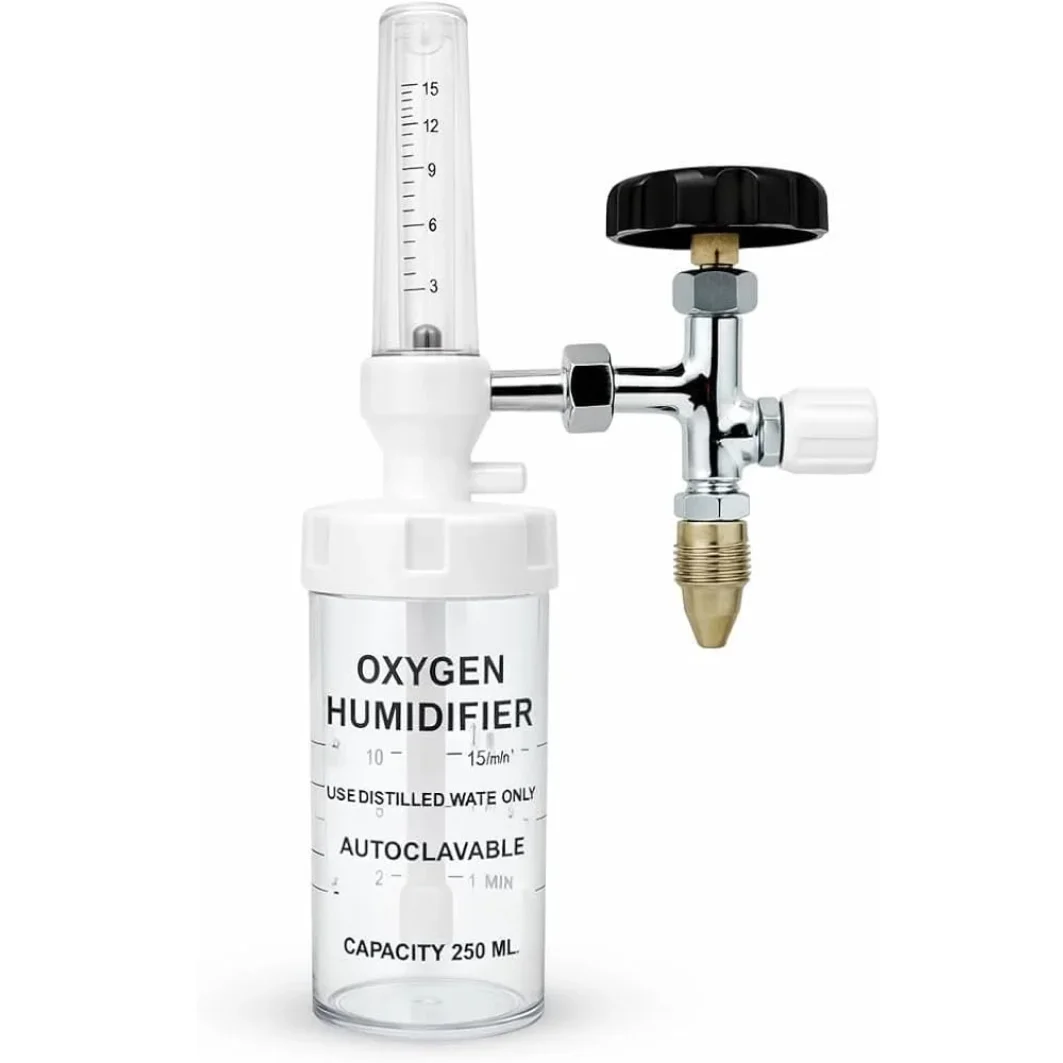 Humidifier Bottle for Bullnose (1) Humidifier Bottle for Bullnose Oxygen Cylinder Rental - Image 1