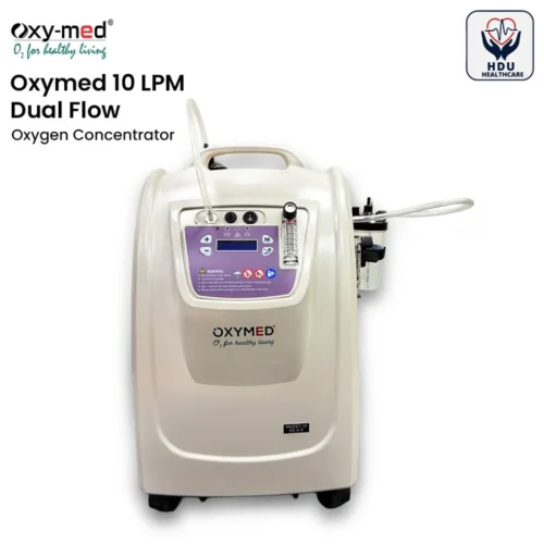 Oxymed 10 LPM Dual Flow Oxygen Concentrator - Image 4