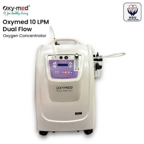 Oxymed 10LPM Dual Outlet Oxygen Concentrator, Medical Grade, Home ICU Rental - Image 3