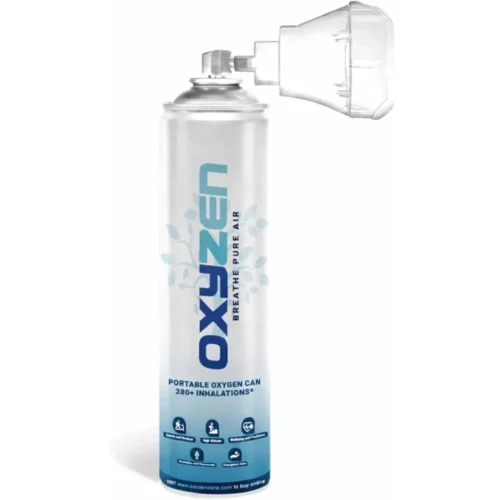 Oxyzen Portable Oxygen Can by Vyom Aerosols | Lightweight Travel Oxygen Support Rental
