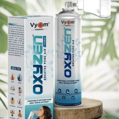 Oxyzen Portable Oxygen Can by Vyom Aerosols | Lightweight Travel Oxygen Support Rental - Image 4