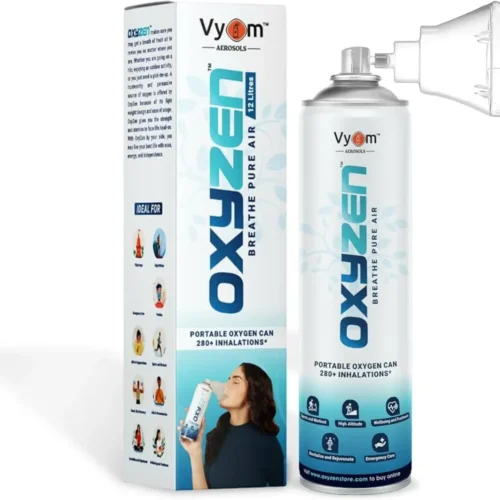 Oxyzen Portable Oxygen Can by Vyom Aerosols | Lightweight Travel Oxygen Support Rental - Image 5