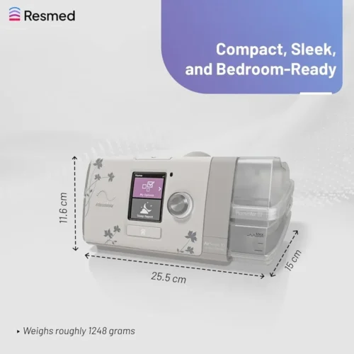 ResMed AirSense 10 AutoSet for Her 4G Tripack with 1 Mask & Extended Warranty - Image 2